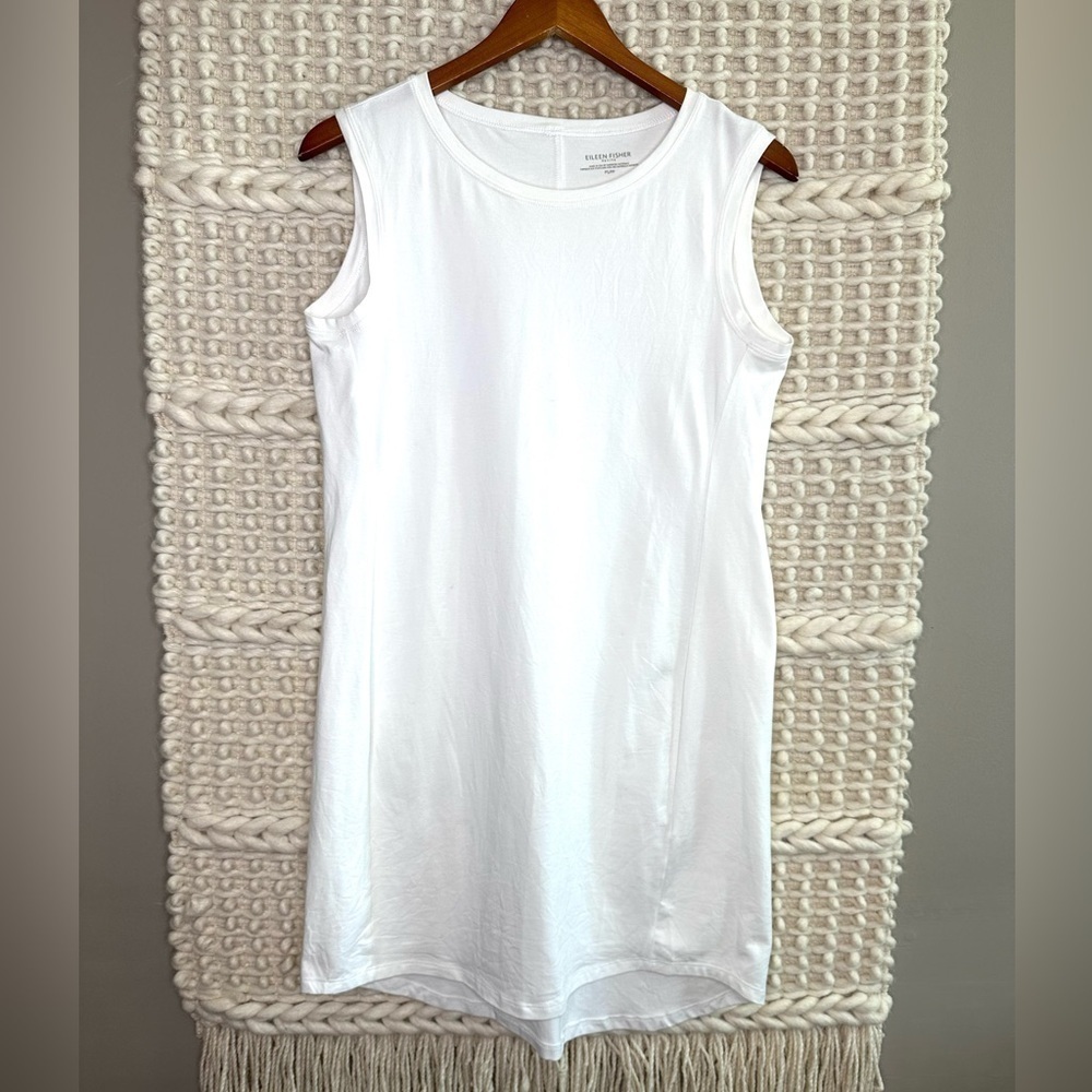Eileen Fisher Jersey Cotton Tank Dress